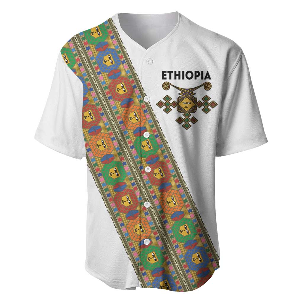 Ethiopia Saba Kemis Sash Style Baseball Jersey
