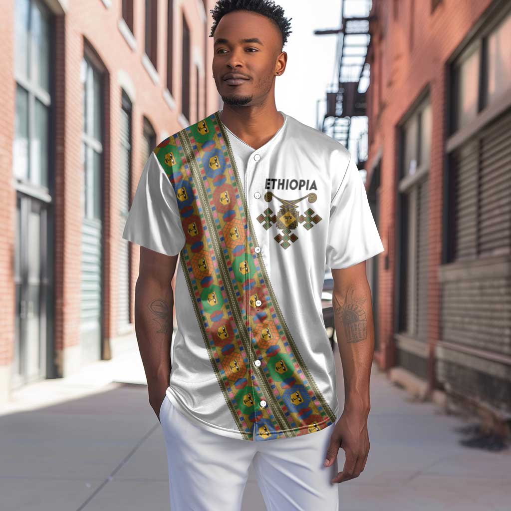 Ethiopia Saba Kemis Sash Style Baseball Jersey