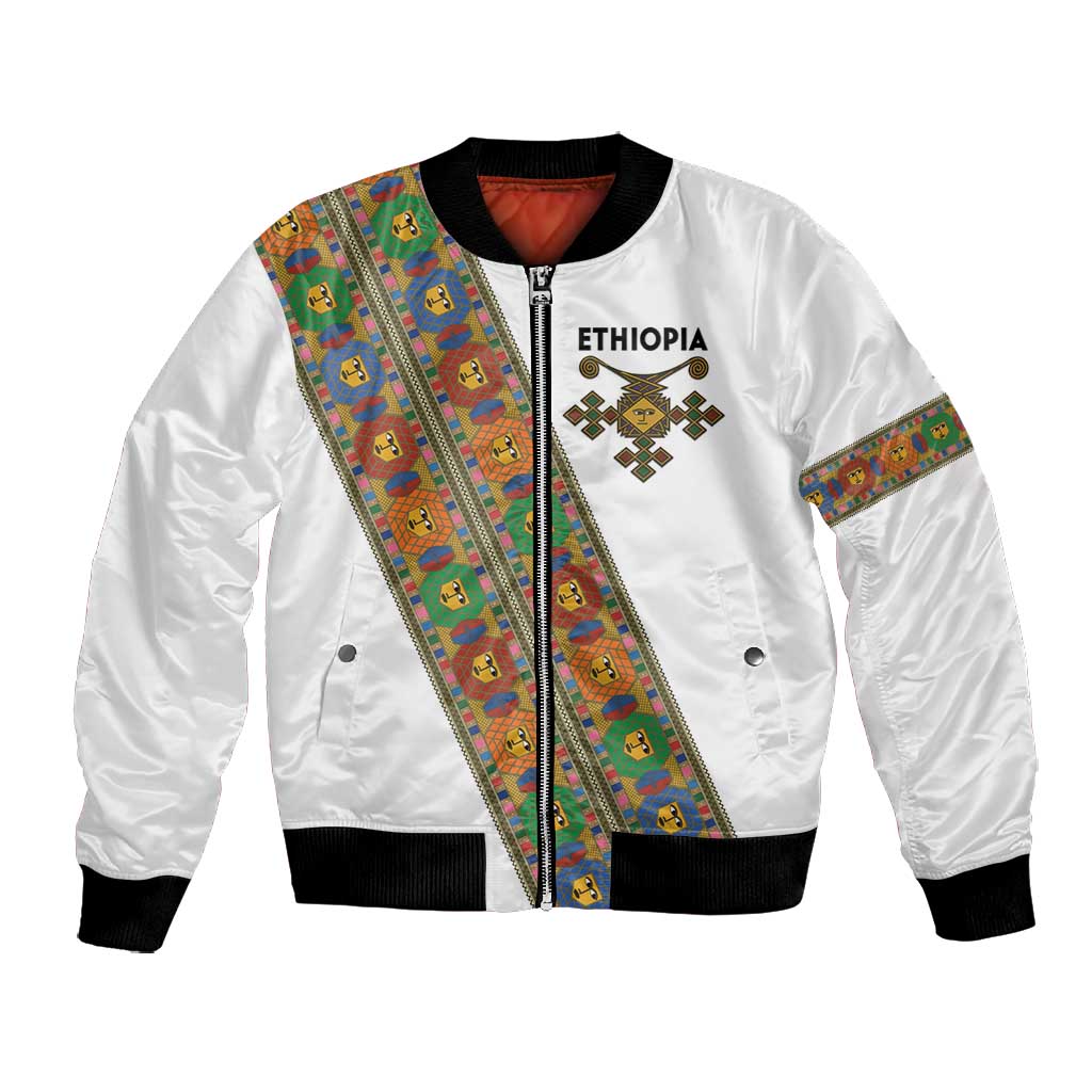 Ethiopia Saba Kemis Sash Style Bomber Jacket