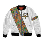 Ethiopia Saba Kemis Sash Style Bomber Jacket
