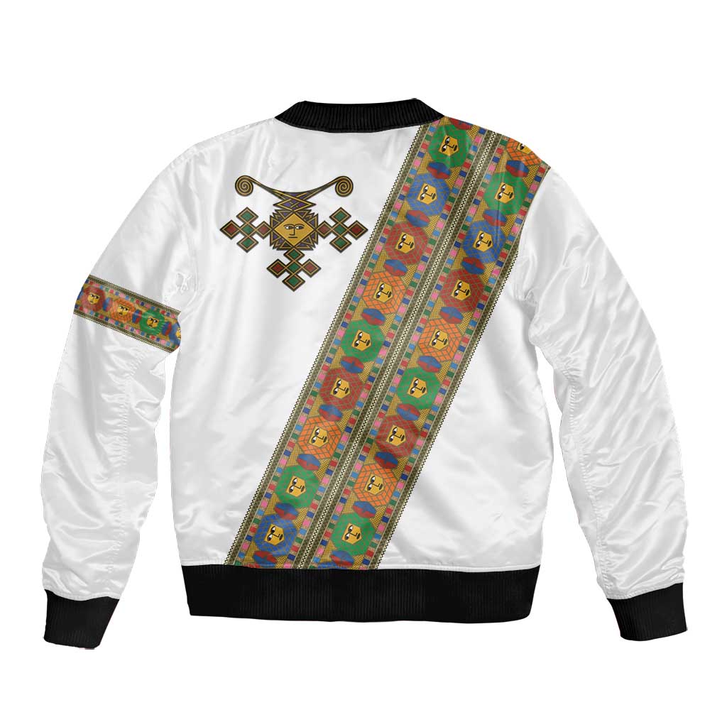 Ethiopia Saba Kemis Sash Style Bomber Jacket