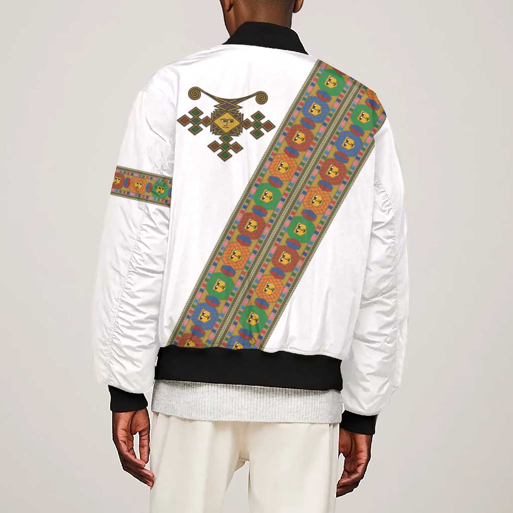 Ethiopia Saba Kemis Sash Style Bomber Jacket
