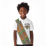 Ethiopia Saba Kemis Sash Style Kid Polo Shirt