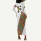 Ethiopia Saba Kemis Sash Style Long Sleeve Bodycon Dress LT15