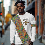 Ethiopia Saba Kemis Sash Style Long Sleeve Shirt