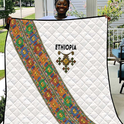 Ethiopia Saba Kemis Sash Style Quilt