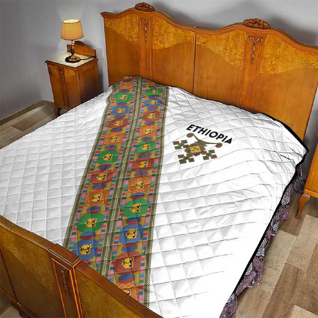 Ethiopia Saba Kemis Sash Style Quilt
