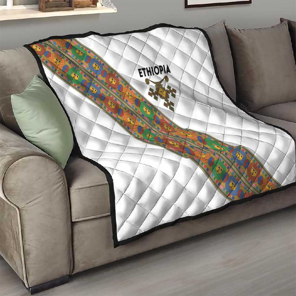 Ethiopia Saba Kemis Sash Style Quilt