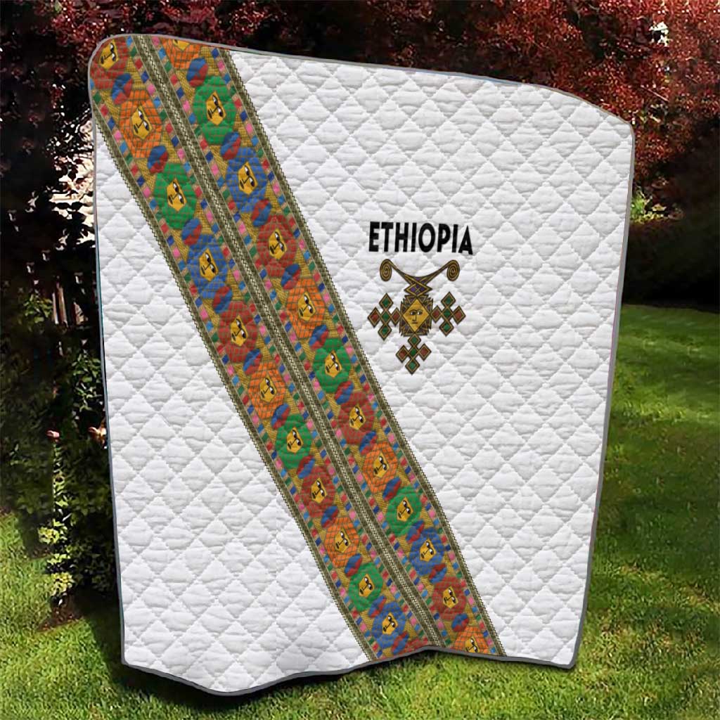 Ethiopia Saba Kemis Sash Style Quilt