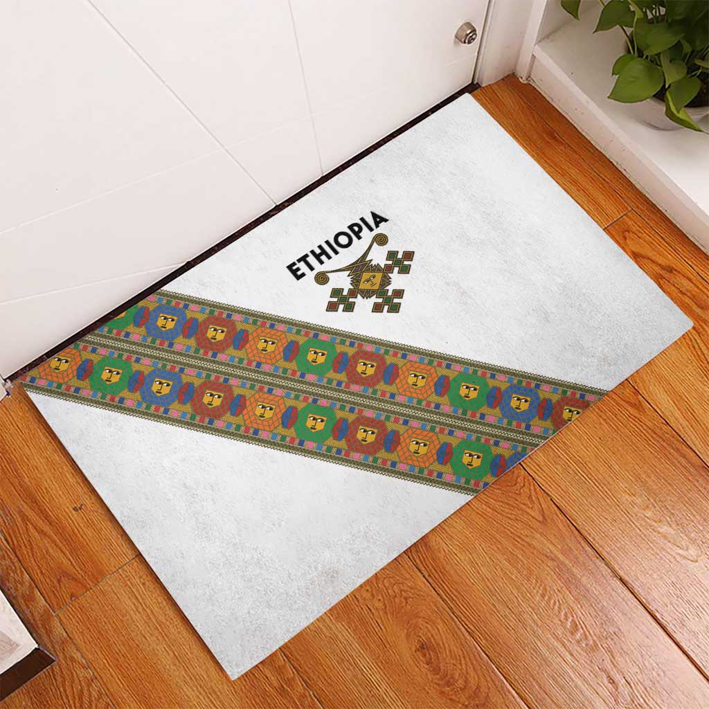 Ethiopia Saba Kemis Sash Style Rubber Doormat