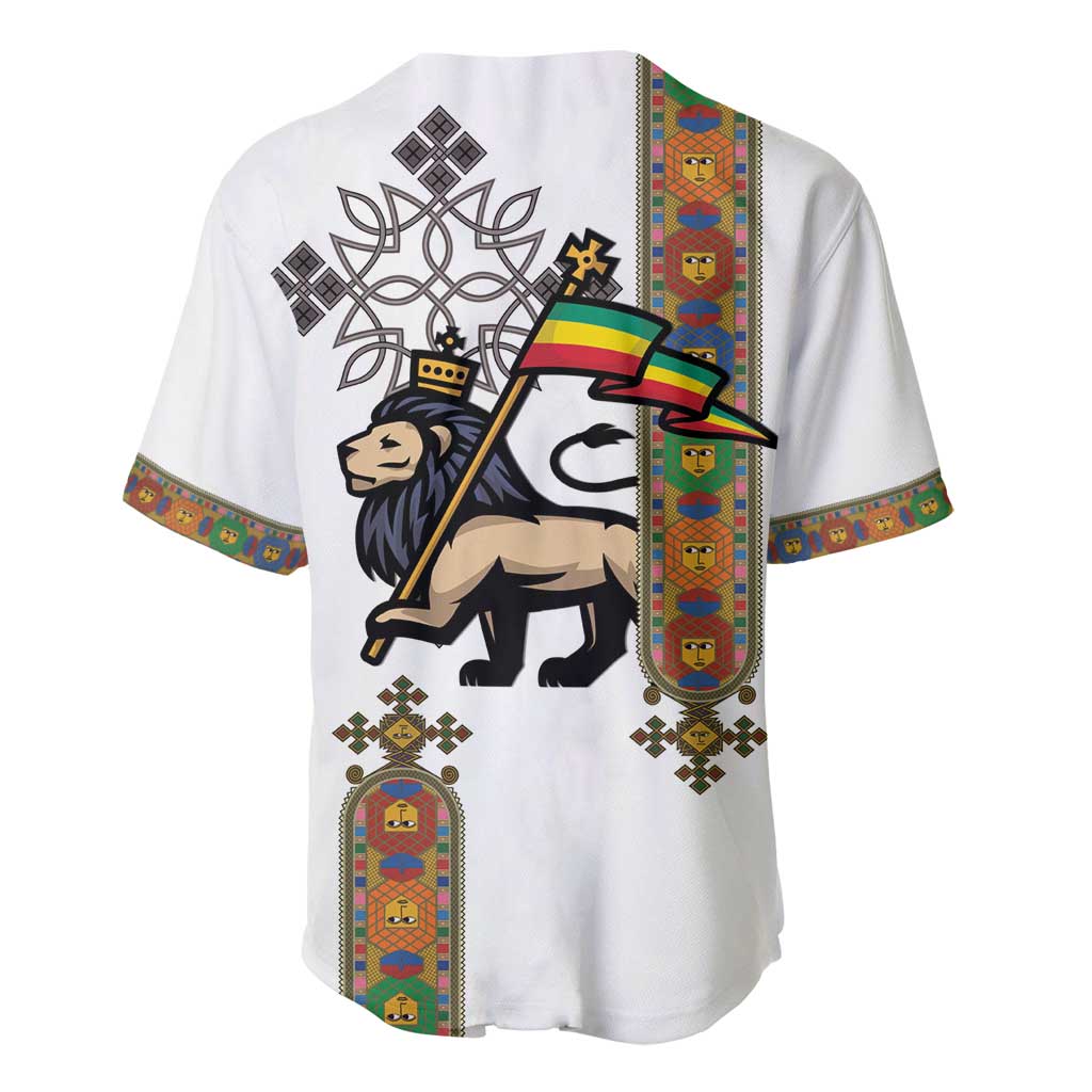 Ethiopia Saba Kemis Baseball Jersey Lion Of Judah