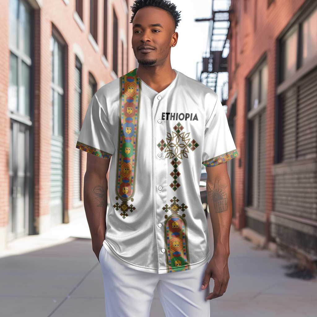 Ethiopia Saba Kemis Baseball Jersey Lion Of Judah