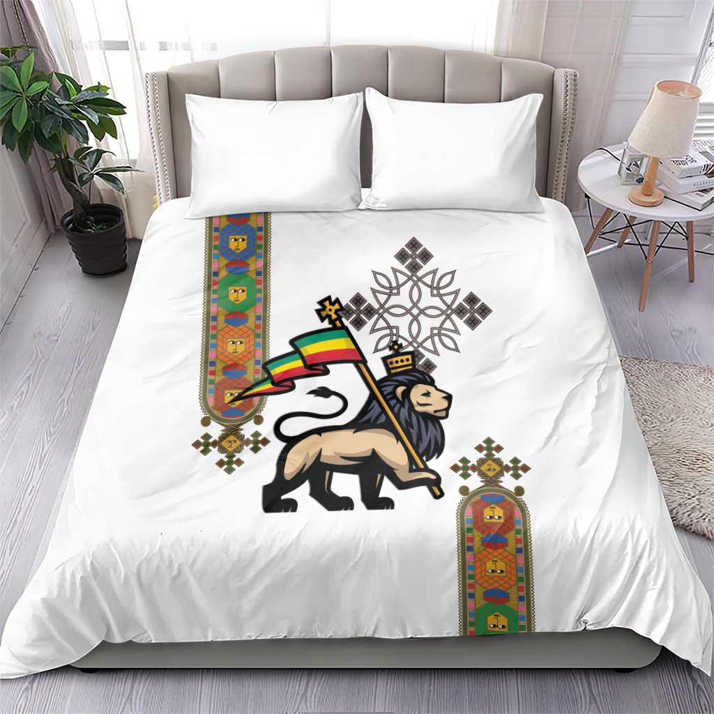 Ethiopia Saba Kemis Bedding Set Lion Of Judah