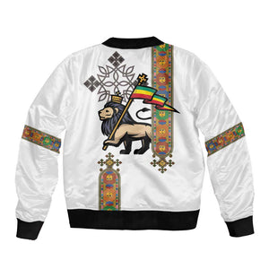Ethiopia Saba Kemis Bomber Jacket Lion Of Judah