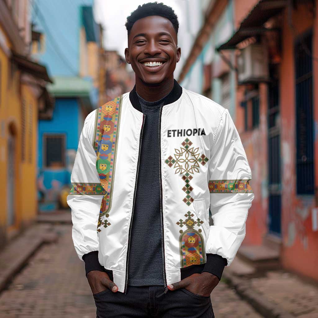 Ethiopia Saba Kemis Bomber Jacket Lion Of Judah