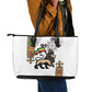 Ethiopia Saba Kemis Leather Tote Bag Lion Of Judah