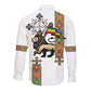 Ethiopia Saba Kemis Long Sleeve Button Shirt Lion Of Judah
