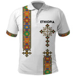 Ethiopia Saba Kemis Polo Shirt Lion Of Judah