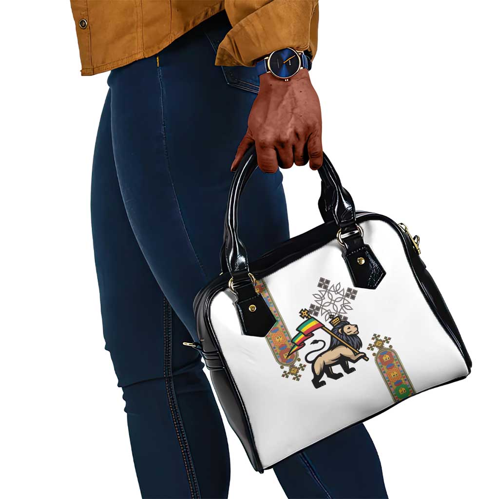 Ethiopia Saba Kemis Shoulder Handbag Lion Of Judah