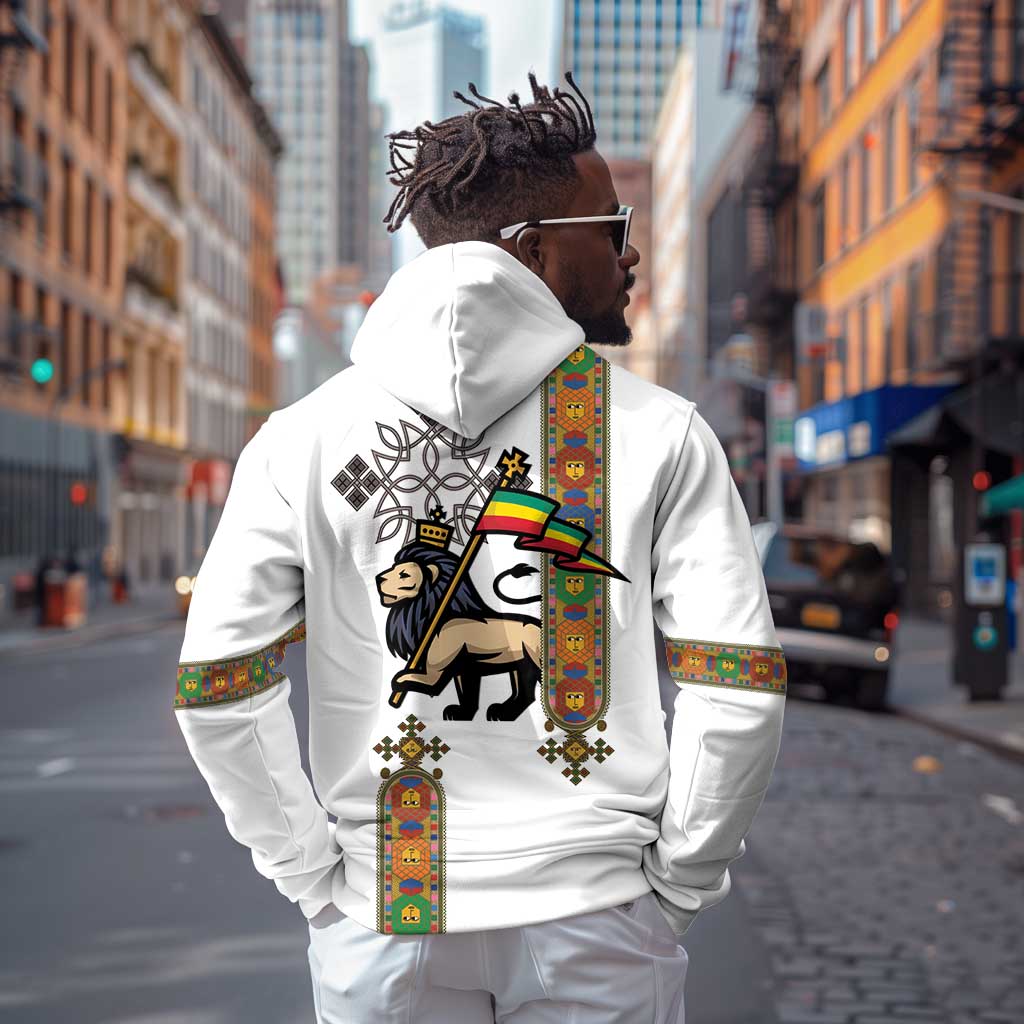 Ethiopia Saba Kemis Zip Hoodie Lion Of Judah