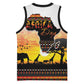 Africa Day Basketball Jersey Safari With Map - African Pattern LT15