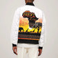 Africa Day Bomber Jacket Safari With Map - African Pattern