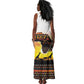 Africa Day Tank Maxi Dress Safari With Map - African Pattern