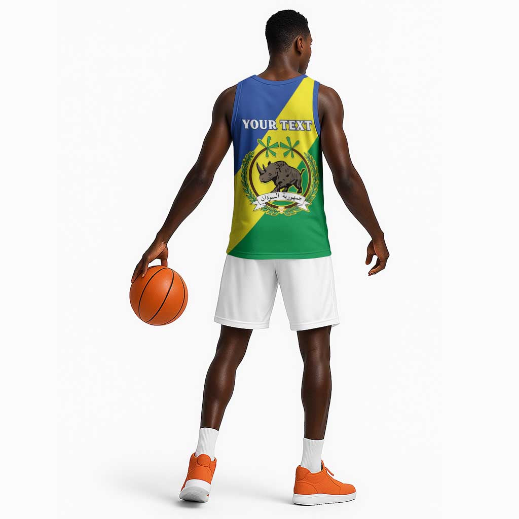 Personalized Sudan Basketball Jersey Coat Of Arms 1956-1970 LT15