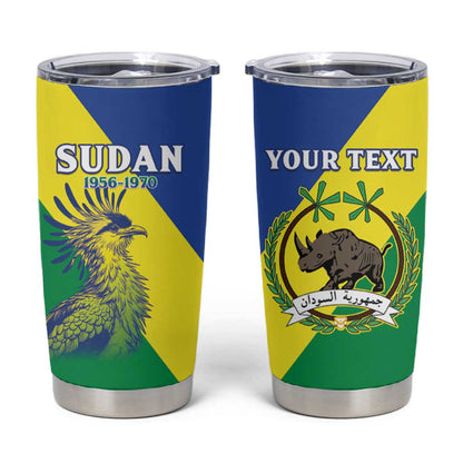 Personalized Sudan Tumbler Cup Coat Of Arms 1956-1970