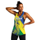 Personalized Sudan Women Racerback Tank Coat Of Arms 1956-1970