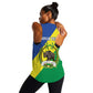 Personalized Sudan Women Racerback Tank Coat Of Arms 1956-1970