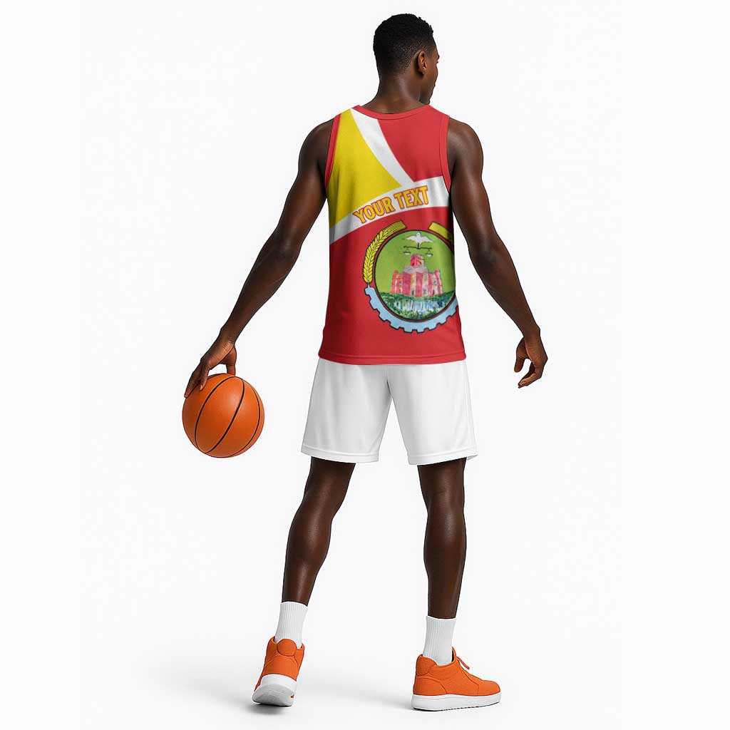 Personalized Amhara Region Basketball Jersey Coat Of Arms With Amhara Map LT15