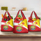 Personalized Amhara Region Grocery Bag Coat Of Arms With Amhara Map