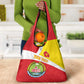 Personalized Amhara Region Grocery Bag Coat Of Arms With Amhara Map