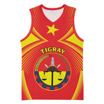 Personalized Tigray Region Basketball Jersey Coat Of Arms With Tigray Map LT15
