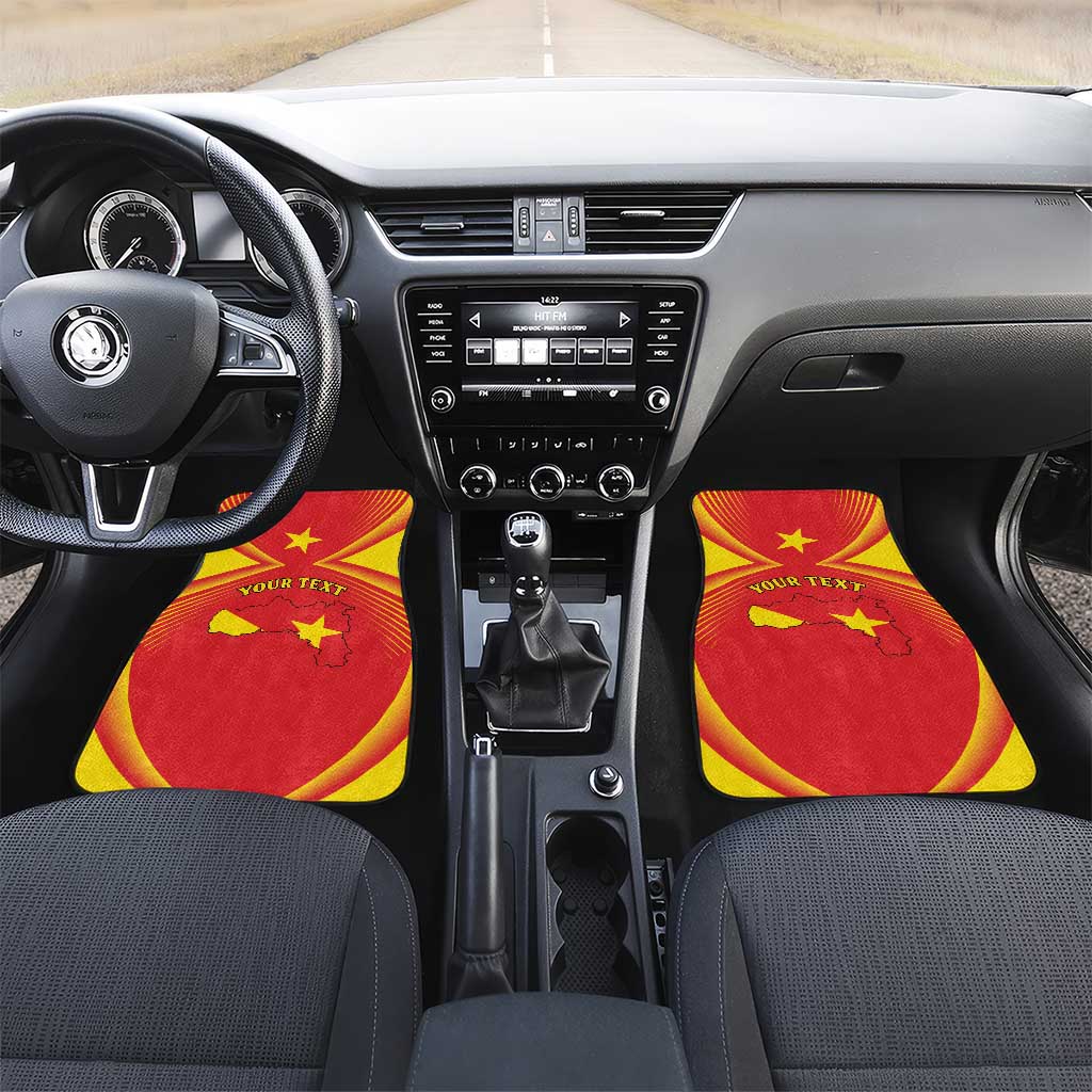 Personalized Tigray Region Car Mats Coat Of Arms With Tigray Map