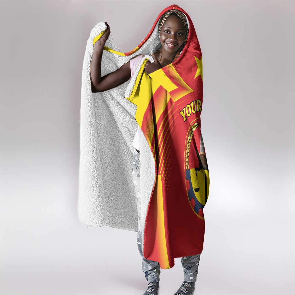 Personalized Tigray Region Hooded Blanket Coat Of Arms With Tigray Map