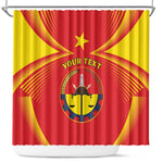 Personalized Tigray Region Shower Curtain Coat Of Arms With Tigray Map