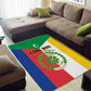 Comoros Coat Of Arms Flag Style Area Rug