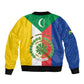 Comoros Coat Of Arms Flag Style Bomber Jacket