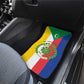 Comoros Coat Of Arms Flag Style Car Mats