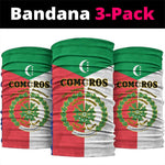 Comoros Coat Of Arms Flag Style Neck Gaiter LT15