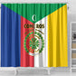 Comoros Coat Of Arms Flag Style Shower Curtain