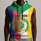 Comoros Coat Of Arms Flag Style Sleeveless Hoodie - African Pride