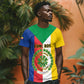 Comoros Coat Of Arms Flag Style T shirt