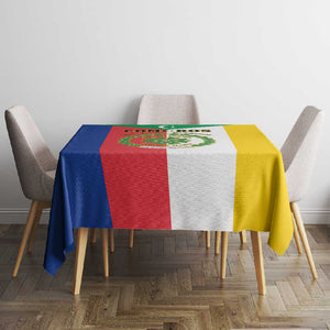 Comoros Coat Of Arms Flag Style Tablecloth