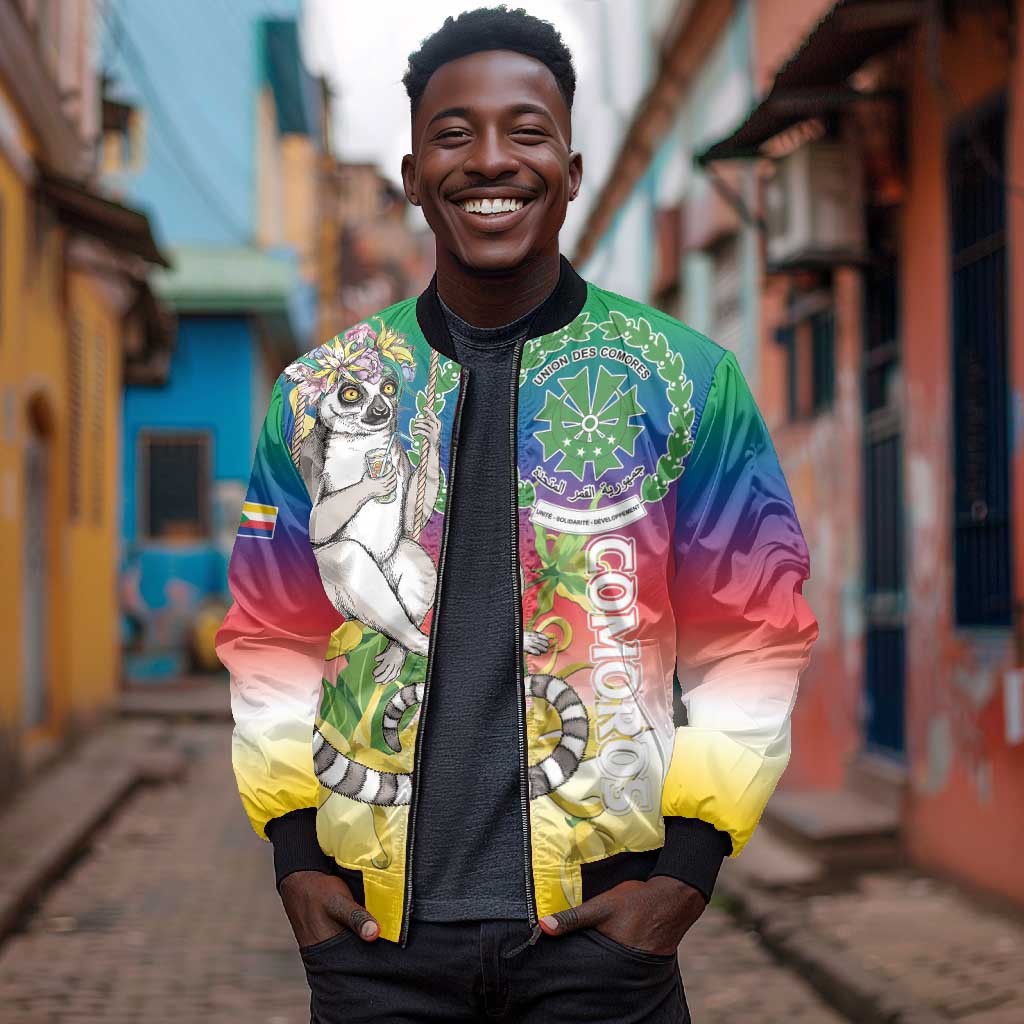 Comoros Bomber Jacket Mongoose Lemur With Ylang Ylang
