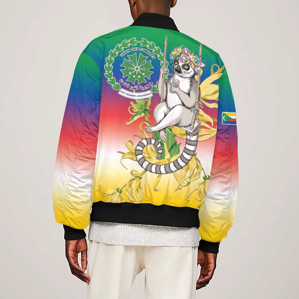 Comoros Bomber Jacket Mongoose Lemur With Ylang Ylang
