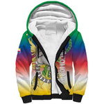 Comoros Sherpa Hoodie Mongoose Lemur With Ylang Ylang