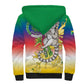 Comoros Sherpa Hoodie Mongoose Lemur With Ylang Ylang